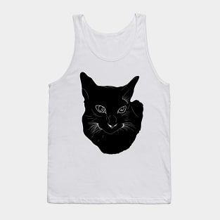 OLIVE OIL THE CAT LOGO Mark Gufler Art Tank Top